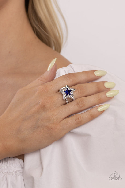 One Nation Under Sparkle - Blue Paparazzi Accessories