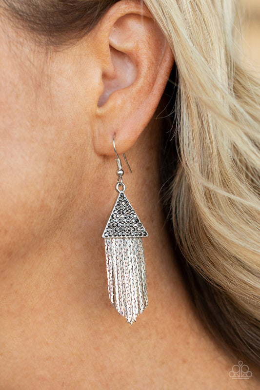 Pyramid SHEEN - Silver Paparazzi Accessories