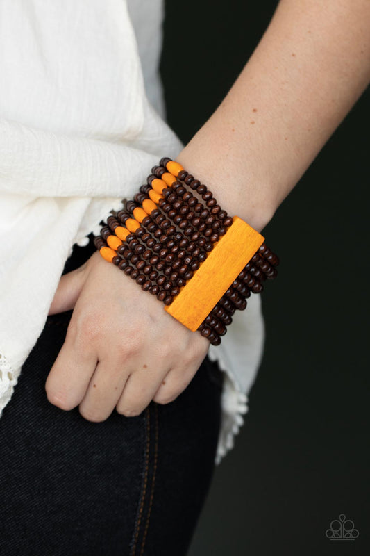Tropical Trendsetter - Orange Paparazzi Accessories