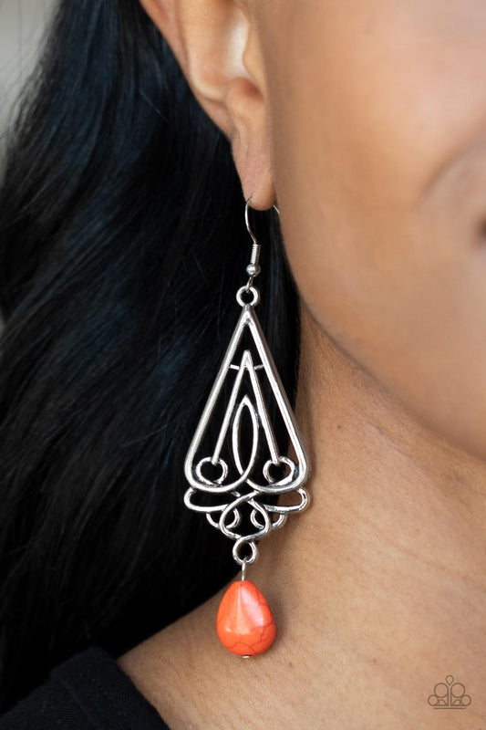 Transcendent Trendsetter - Orange Paparazzi Accessories