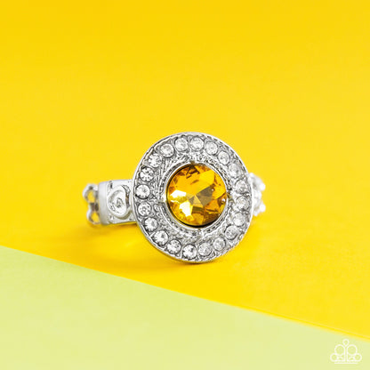 Targeted Timelessness - Yellow Paparazzi Accessories