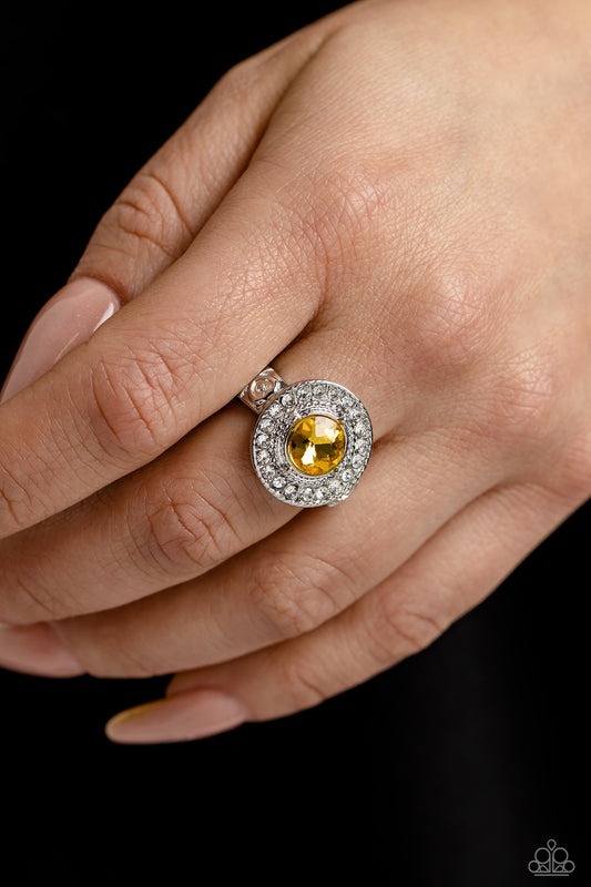 Targeted Timelessness - Yellow Paparazzi Accessories