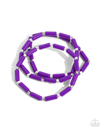 Radiantly Retro - Purple Paparazzi Accessories