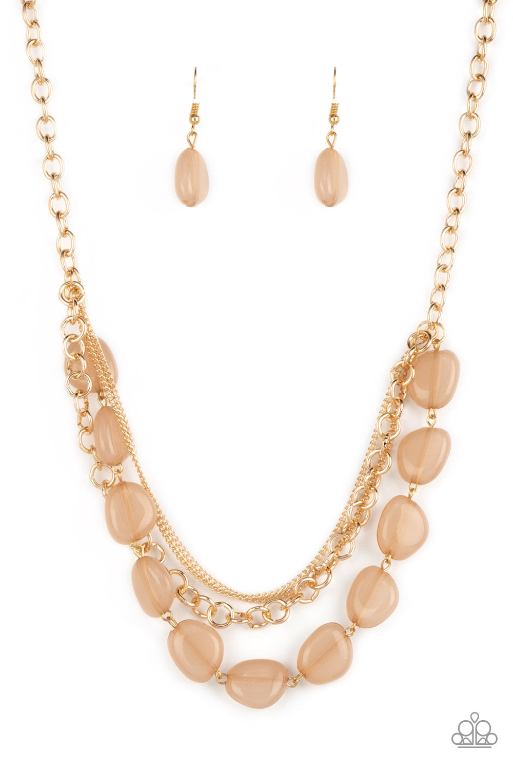 Pumped Up Posh - Gold Paparazzi Accessories