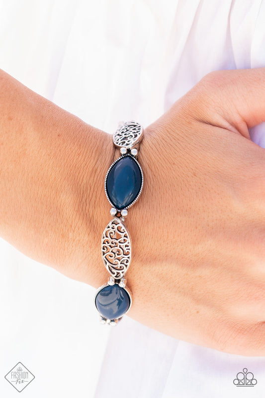 Garden Rendezvous - Blue Paparazzi Accessories