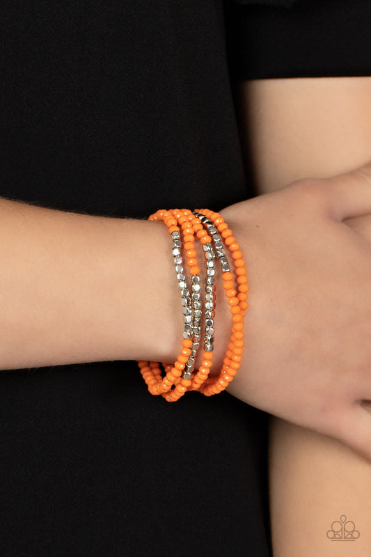 Tulum Trek - Orange Paparazzi Accessories