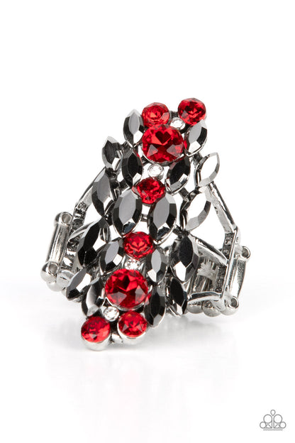 Smoky Smolder - Red Paparazzi Accessories