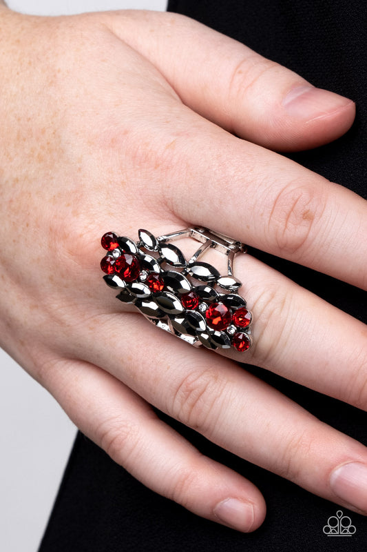 Smoky Smolder - Red Paparazzi Accessories