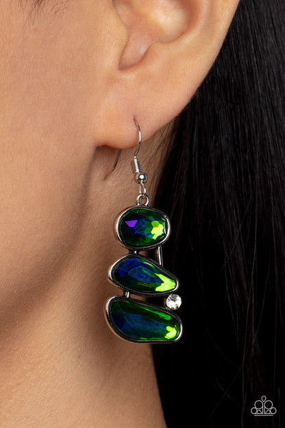 Gem Galaxy - Green Paparazzi Accessories