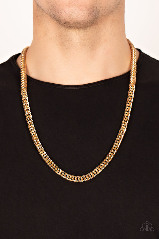Standing Room Only - Gold Paparazzi Accessories