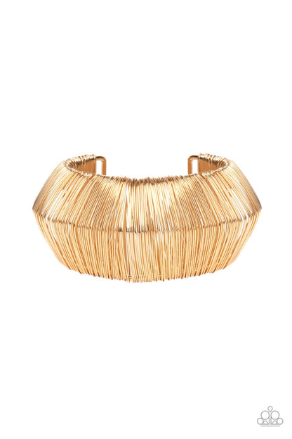 Wild About Wire - Gold Paparazzi Accessories