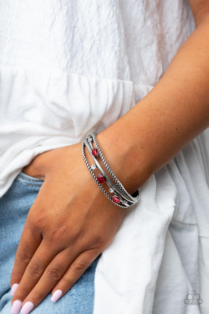 Bonus Bling - Red Paparazzi Accessories