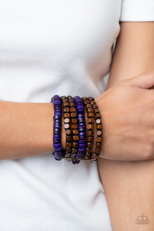 Fiji Fiesta - Purple Paparazzi Accessories