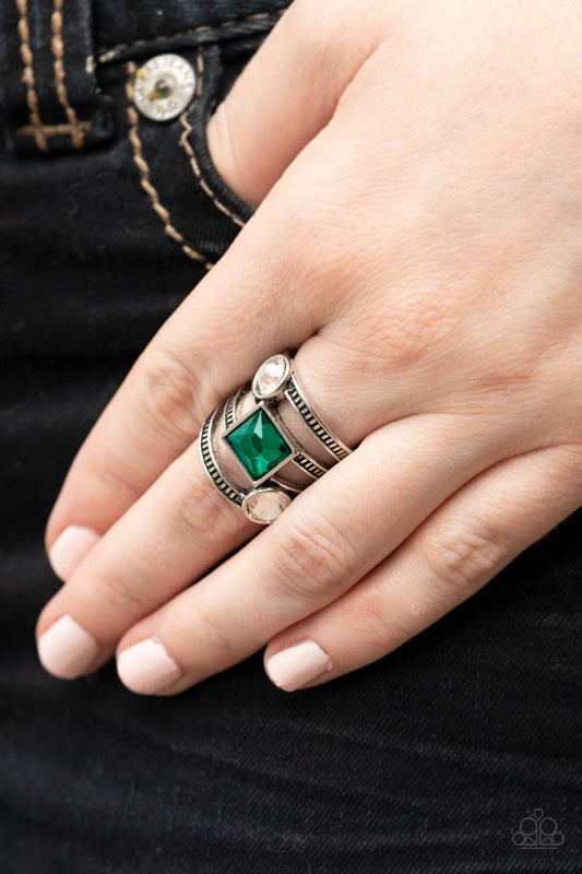 Galactic Governess - Green Paparazzi Accessories