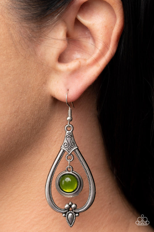 Ethereal Emblem - Green Paparazzi Accessories