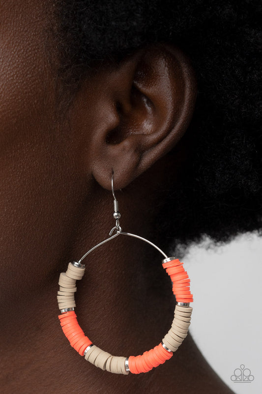 Skillfully Stacked - Orange Paparazzi Accessories