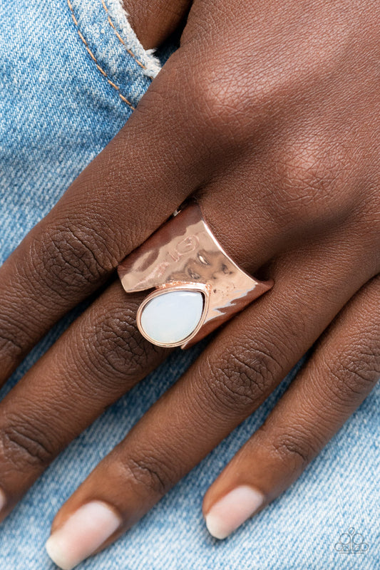 Optimistically Oracle - Rose Gold Paparazzi Accessories