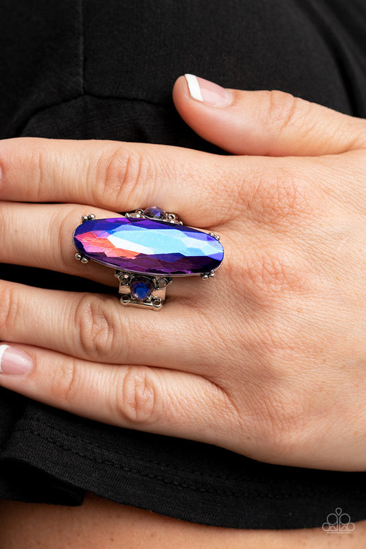 Interdimensional Dimension - Blue Paparazzi Accessories