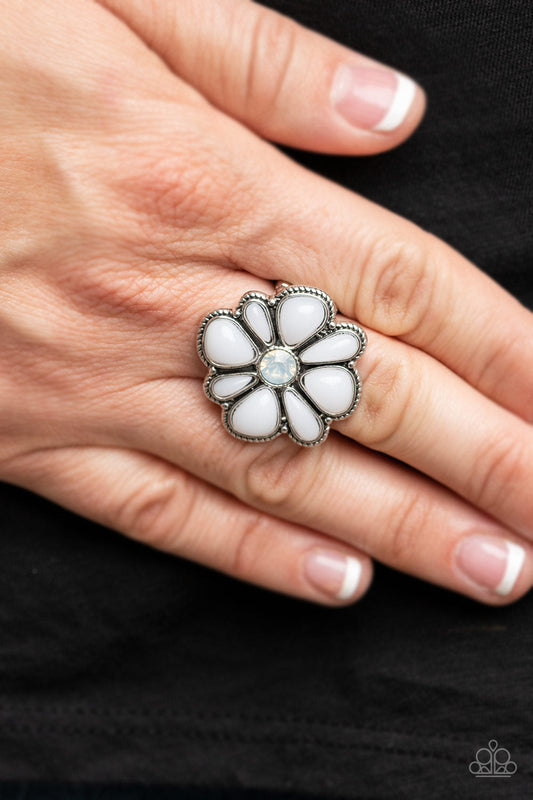 Meadow Mystique  - White Paparazzi Accessories