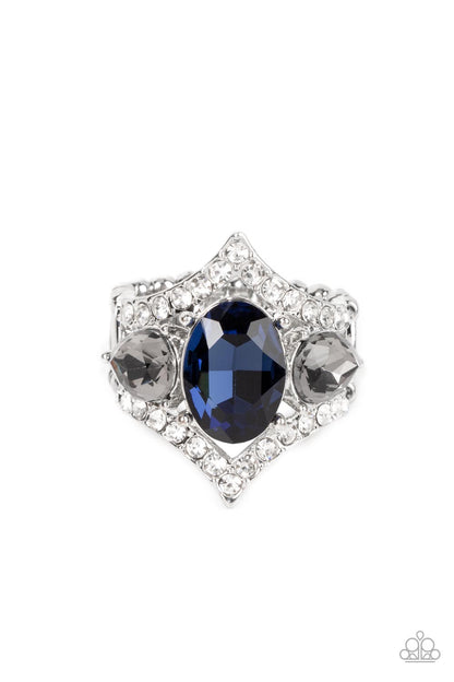 Bow Down to Dazzle - Blue Paparazzi Accessories