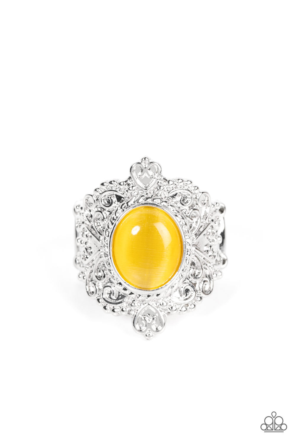 Delightfully Dreamy - Yellow Paparazzi Accessories