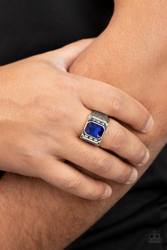 Metro Magnate - Blue Paparazzi Accessories