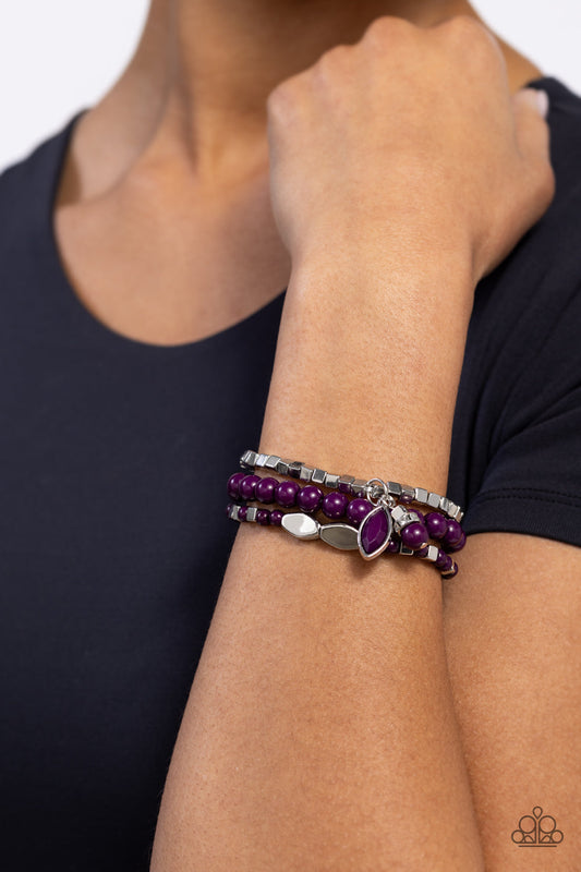 Redefined Romance - Purple Paparazzi Accessories