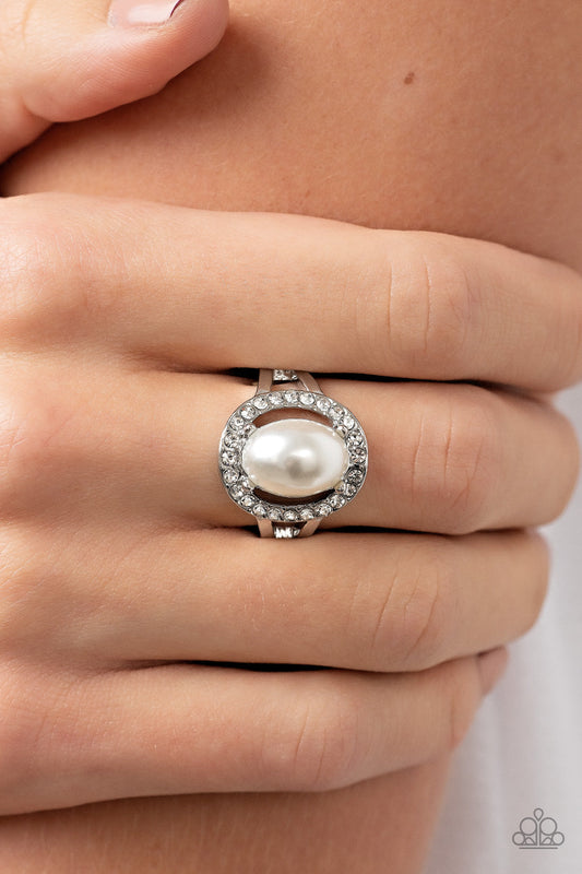 Seize the Shimmer - White Paparazzi Accessories