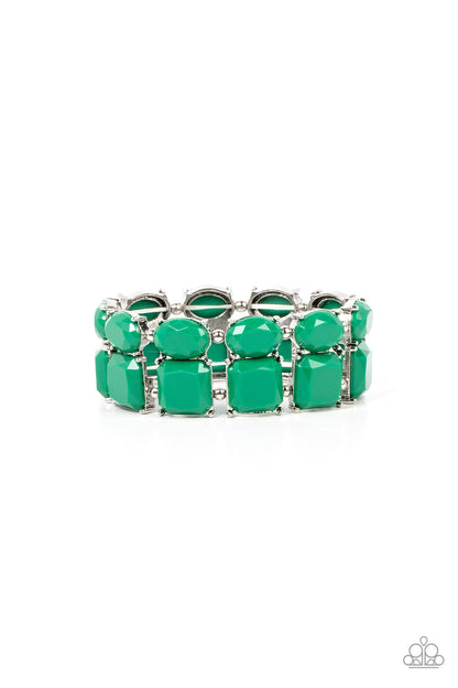 Dont Forget Your Toga - Green Paparazzi Accessories