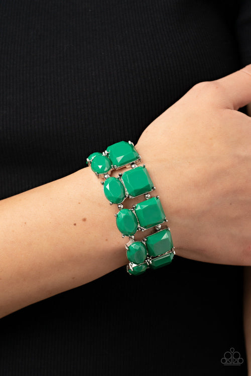 Dont Forget Your Toga - Green Paparazzi Accessories