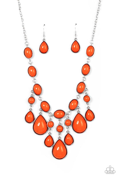 Mediterranean Mystery - Orange Paparazzi Accessories