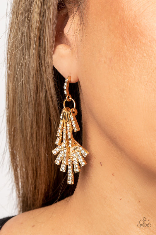 Fan of Glam - Gold Paparazzi Accessories