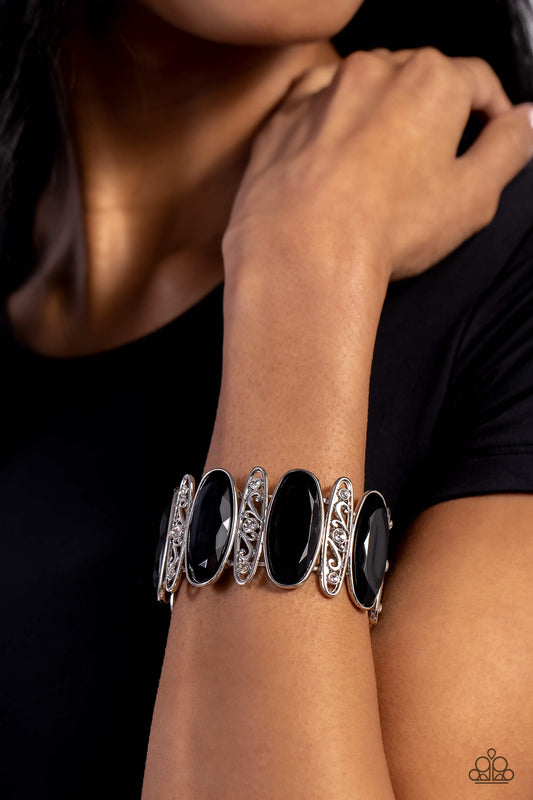 Saturated Sparkle - Black Paparazzi Accessories
