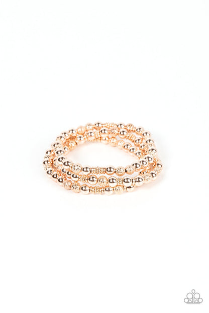 Boundless Boundaries - Rose Gold Paparazzi Accessories