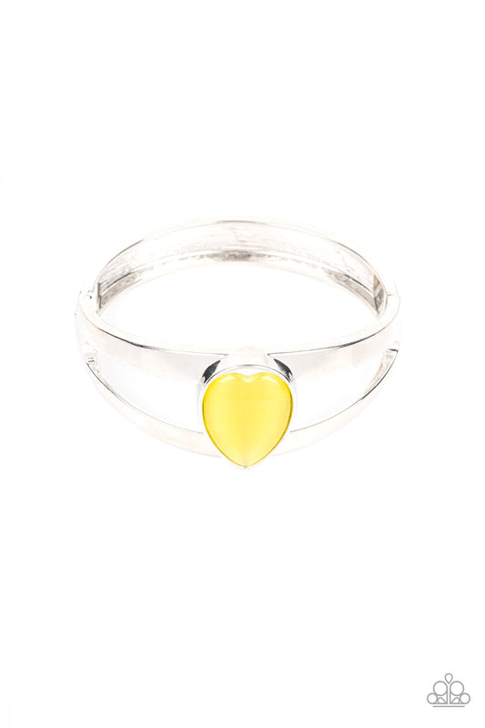 Enhanced Enchantment - Yellow Paparazzi Accessories