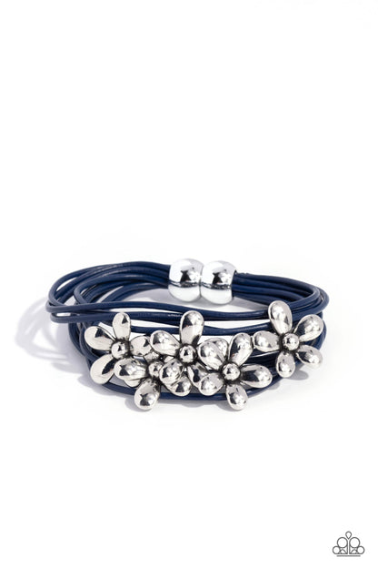 Here Comes the BLOOM - Blue Paparazzi Accessories