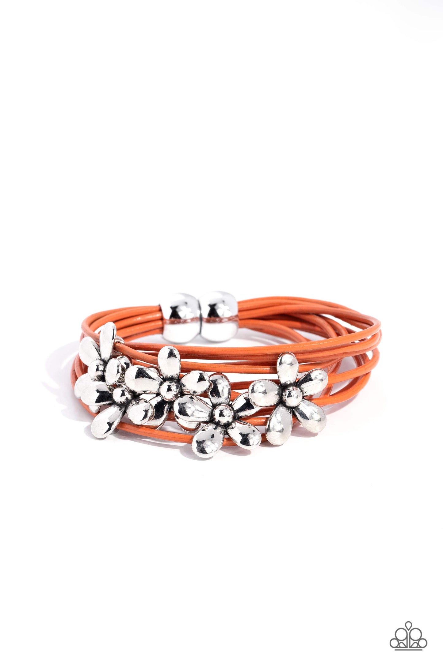 Here Comes the BLOOM - Orange Paparazzi Accessories