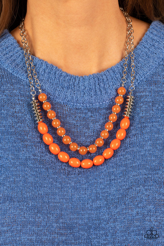 Venetian Voyage - Orange Paparazzi Accessories