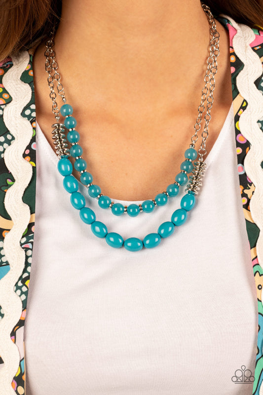 Venetian Voyage - Blue Paparazzi Accessories
