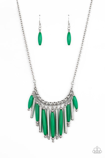 Bohemian Breeze - Green Paparazzi Accessories