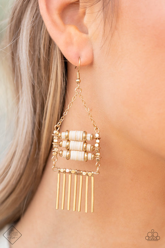Tribal Tapestry - Gold Paparazzi Accessories