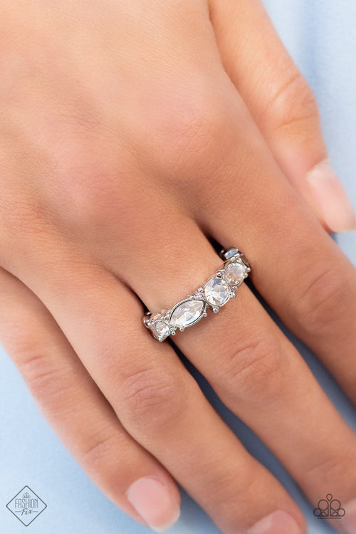 Wedded Bliss - White Paparazzi Accessories