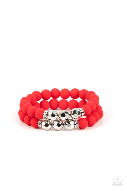 Dip and Dive - Red Paparazzi Accessories