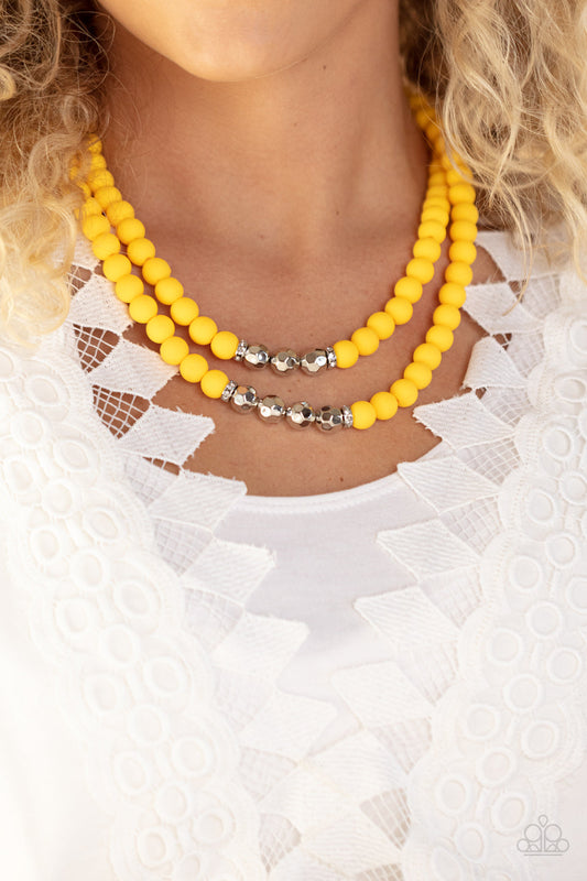 Summer Splash - Yellow Paparazzi Accessories