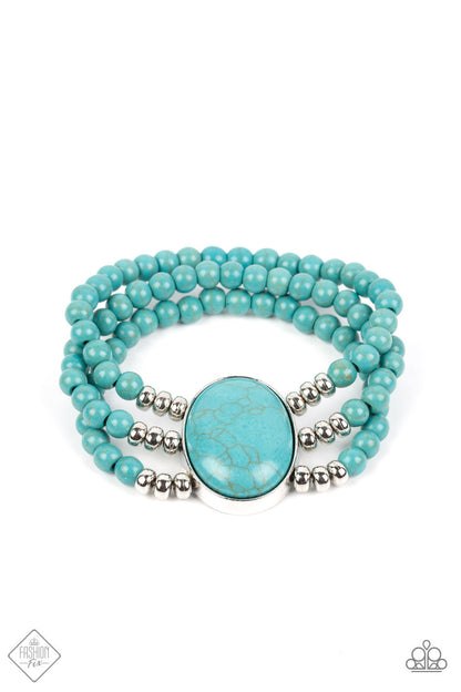 Stone Pools - Blue Paparazzi Accessories