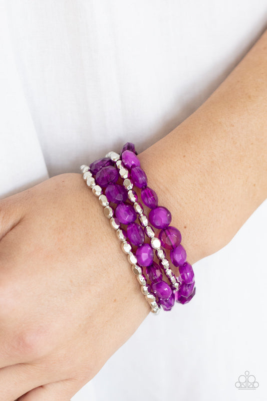 Seaside Siesta - Purple Paparazzi Accessories