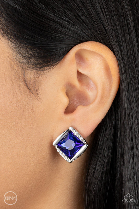 Sparkle Squared - Blue Paparazzi Accessories