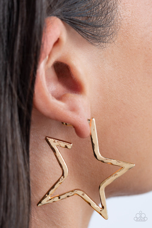All-Star Attitude - Gold Paparazzi Accessories