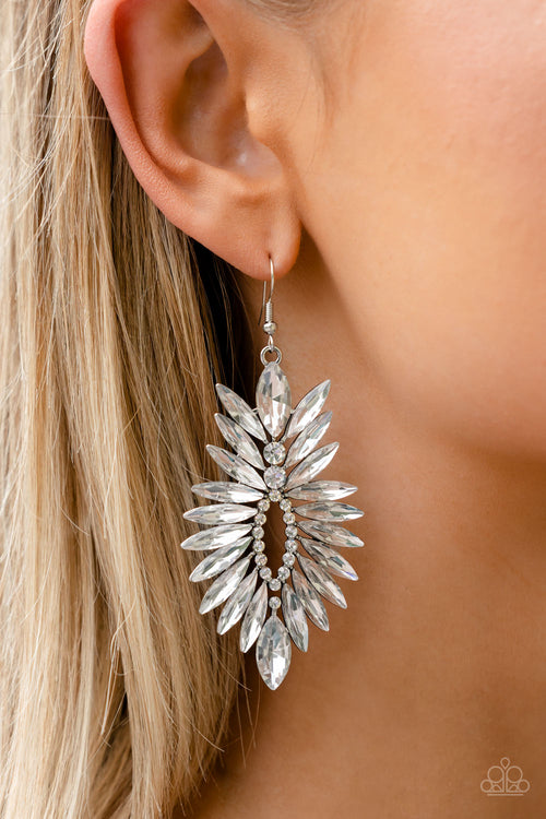 Turn up the Luxe - White Paparazzi Accessories
