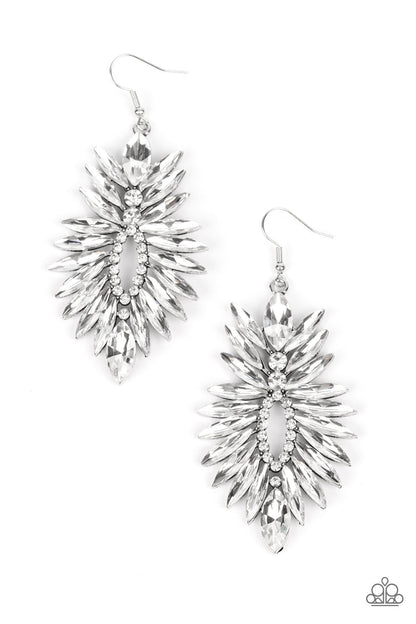 Turn up the Luxe - White Paparazzi Accessories